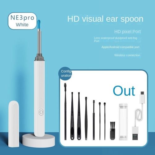 Ear Wax Removal Tool - Spade Ear Cleaner with Ear Camera, 1080P Ear Scope